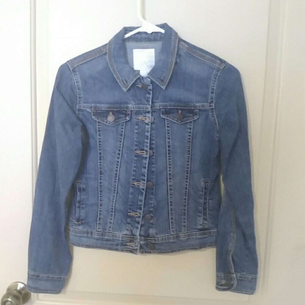 Girls Denim Jean Jacket /Like New XL Old Navy
